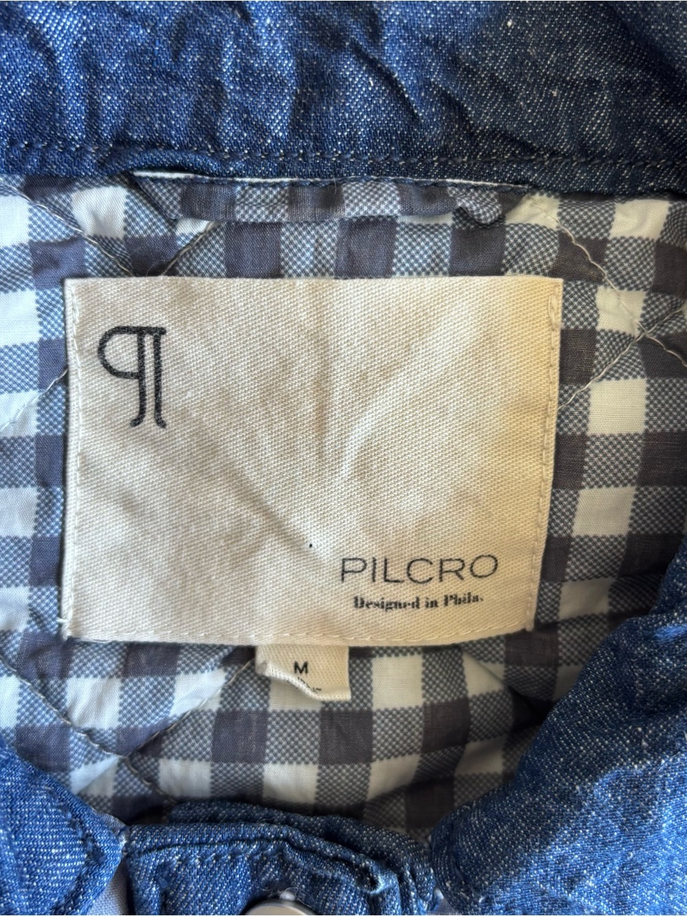 Pilcro Patchwork Jacket
Chambray, plaids, Blues
M - Picture 5 of 12